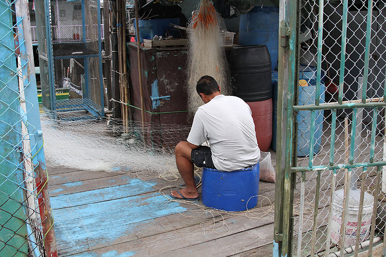 Гонконг, Остров Лантау, Деревня на воде (Hong Kong, Lantau Island, Water Town)