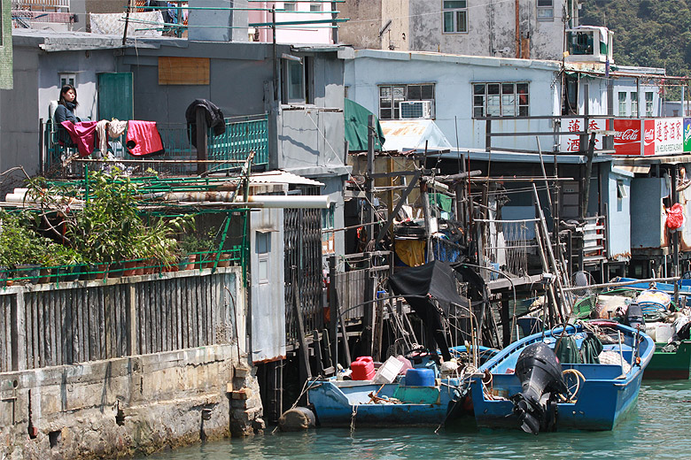 Гонконг, Остров Лантау, Деревня на воде (Hong Kong, Lantau Island, Water Town)