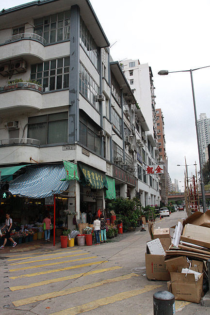Фото. Цветочный Рынок - старые дома-магазины