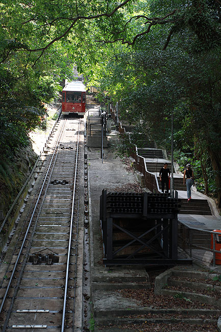 Гонконг, Пик Виктория, Трамвай на Пик (Peak Tram) (Hong Kong, Victoria Peak, Peak Tram)