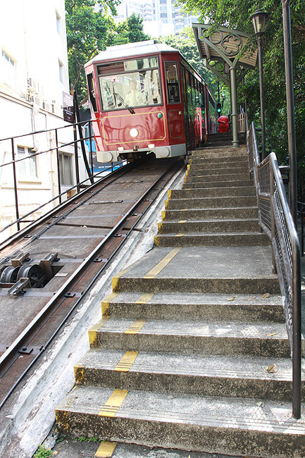 Гонконг, Пик Виктория, Трамвай на Пик (Peak Tram) (Hong Kong, Victoria Peak, Peak Tram)