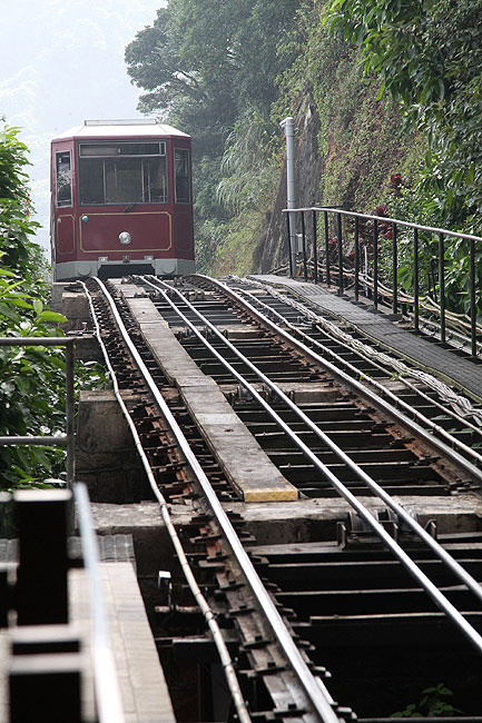 Гонконг, Пик Виктория, Трамвай на Пик (Peak Tram) (Hong Kong, Victoria Peak, Peak Tram)
