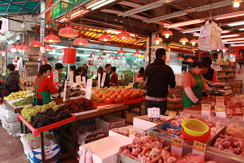 Гонконг, Тай По, Рынок улицы Лук Хён (Hong Kong, Tai Po, Luk Heung Lane Market)