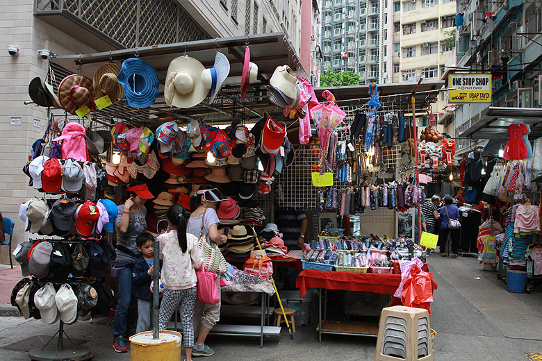 Гонконг, Ван Чай, Рынки в районе Cross Street и Tai Yuen Street (Hong Kong, Wan Chai, Cross Street and Tai Yuen Street Markets)