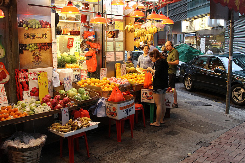 Гонконг, Ван Чай, Рынки в районе Cross Street и Tai Yuen Street (Hong Kong, Wan Chai, Cross Street and Tai Yuen Street Markets)