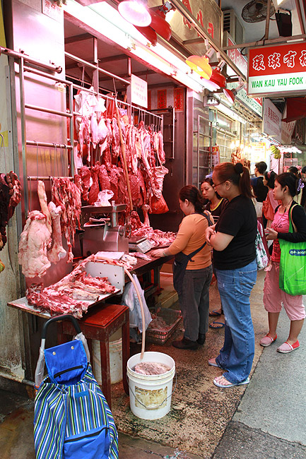 Гонконг, Ван Чай, Рынки в районе Cross Street и Tai Yuen Street (Hong Kong, Wan Chai, Cross Street and Tai Yuen Street Markets)