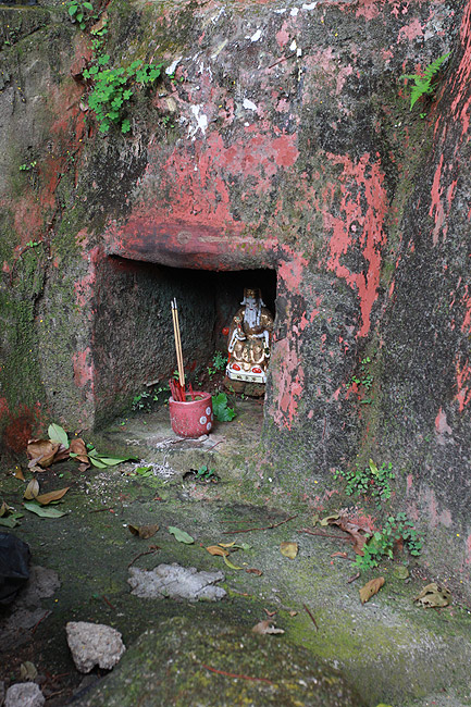 Гонконг, Ван Чай, Алтарь на Bowen Road (Hong Kong, Wan Chai, Altar at Bowen Road)