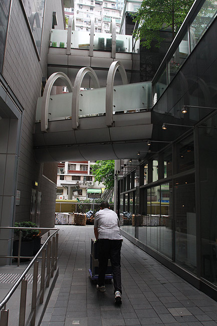 Гонконг, Ван Чай, Переулок с Ship Street (Hong Kong, Wan Chai, Side street to Ship Street)