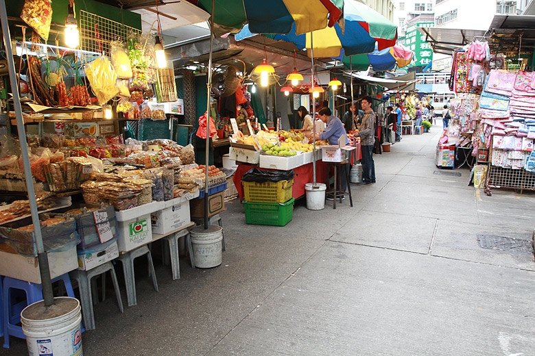 Гонконг, Ван Чай, Рынок на Gresson Street (Hong Kong, Wan Chai, Gresson Street Market)