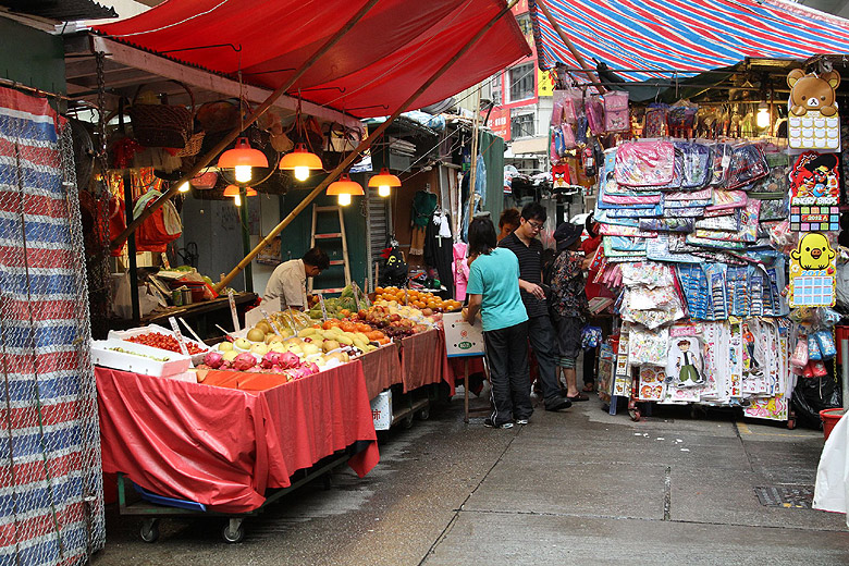 Гонконг, Ван Чай, Рынок на Gresson Street (Hong Kong, Wan Chai, Gresson Street Market)
