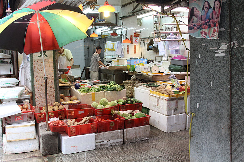 Гонконг, Ван Чай, Рынок на Gresson Street (Hong Kong, Wan Chai, Gresson Street Market)