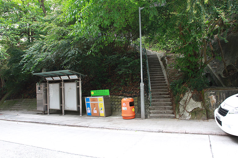 Гонконг, Ван Чай, Начало подъема с Shiu Fai Terrace (Hong Kong, Wan Chai, Climb from Shiu Fai Terrace)