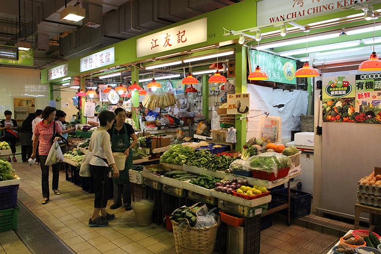 Гонконг, Ван Чай, Новый рынок Ван Чая (Hong Kong, Wan Chai, Wan Chai Market)